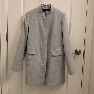 Zara Basic Grey Coat
